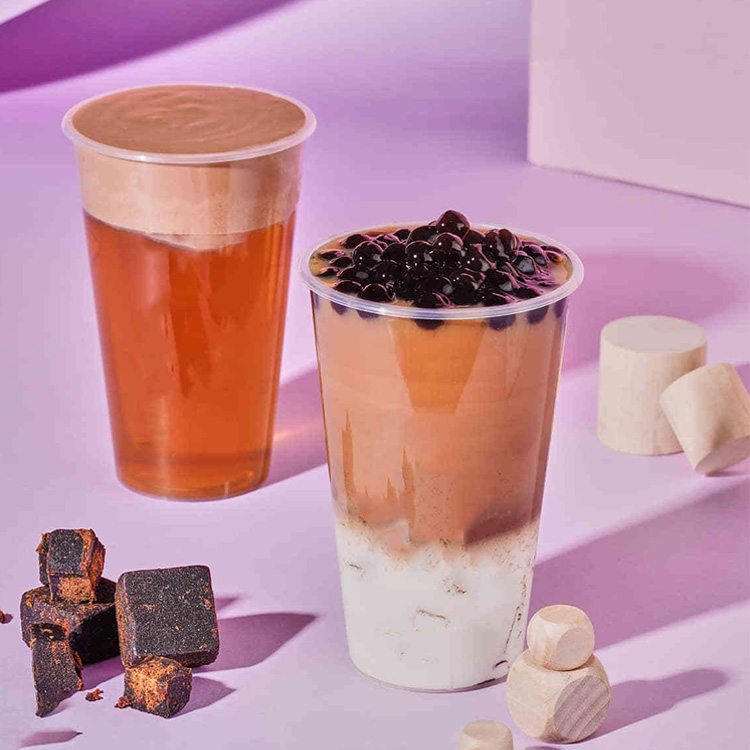 热芋泥波波牛乳